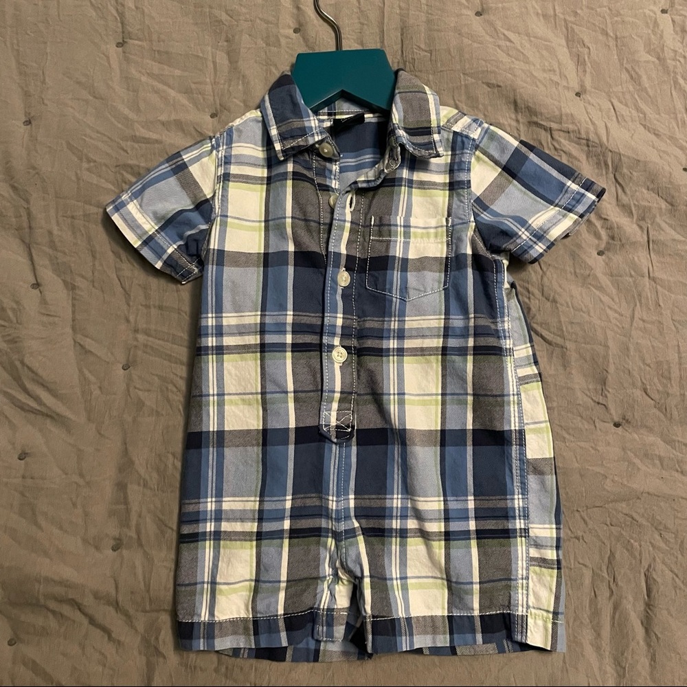 Two 3-6 Month Button Down Bodysuits